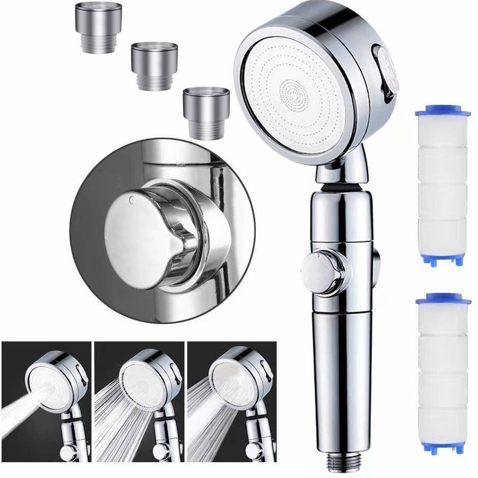 BowLift | Modern Handheld Supercharged Showerhead Round 3 Setting Spray Head