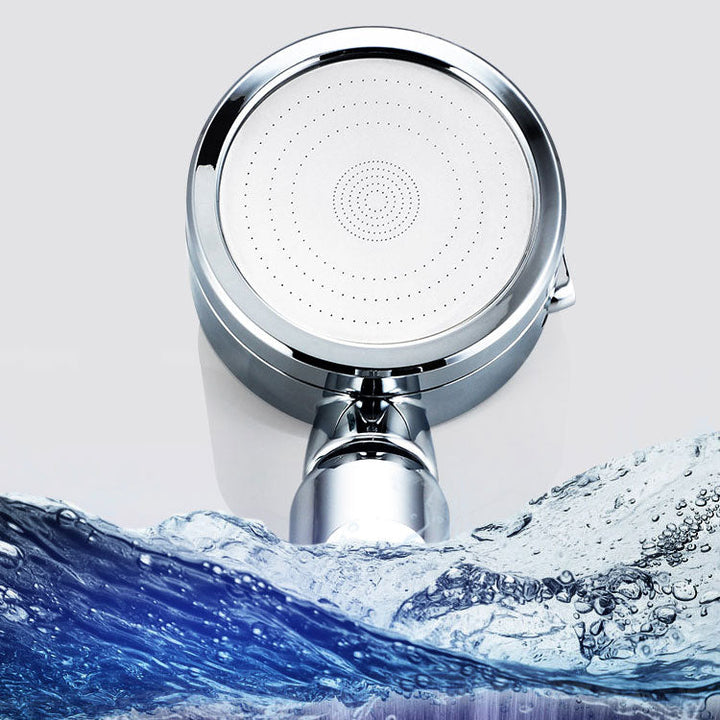 BowLift | Modern Handheld Supercharged Showerhead Round 3 Settings Spray Head