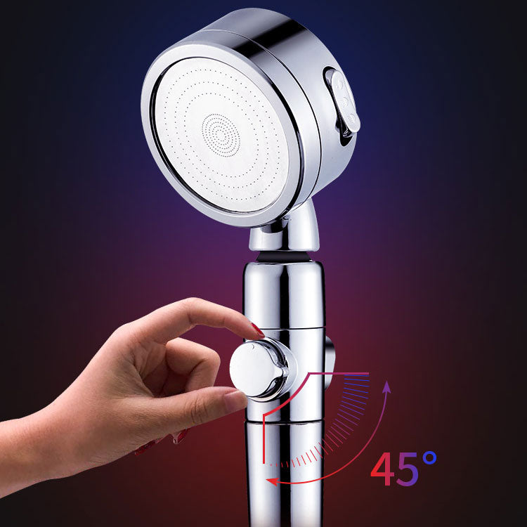 BowLift | Modern Handheld Supercharged Showerhead Round 3 Settings Spray Head