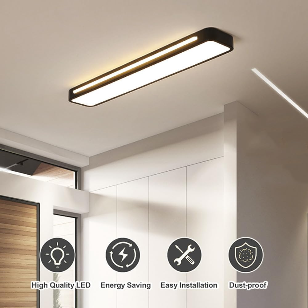BowLift | Nordic Minimalist Long LED Ceiling Light Fixture