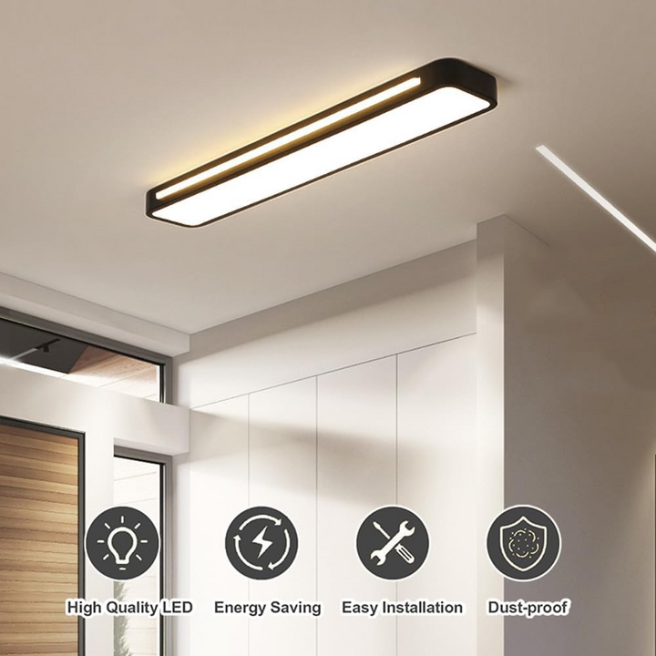 BowLift | Nordic Minimalist Long LED Ceiling Light Fixture