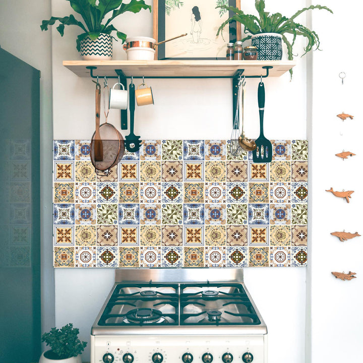 BowLift | Mosaic Tile Peel and Stick Wall Tile Modern Wallpaper with Waterproof