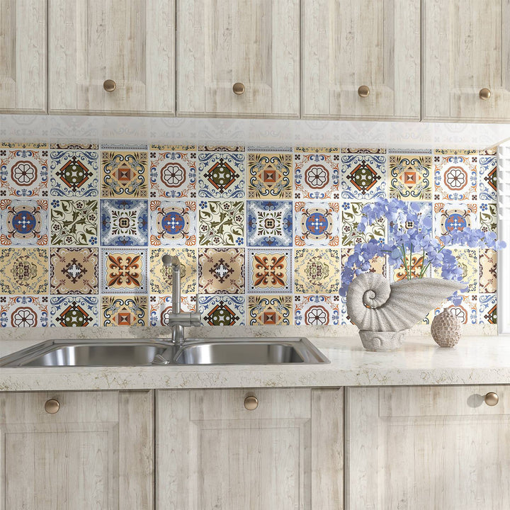 BowLift | Mosaic Tile Peel and Stick Wall Tile Modern Wallpaper with Waterproof