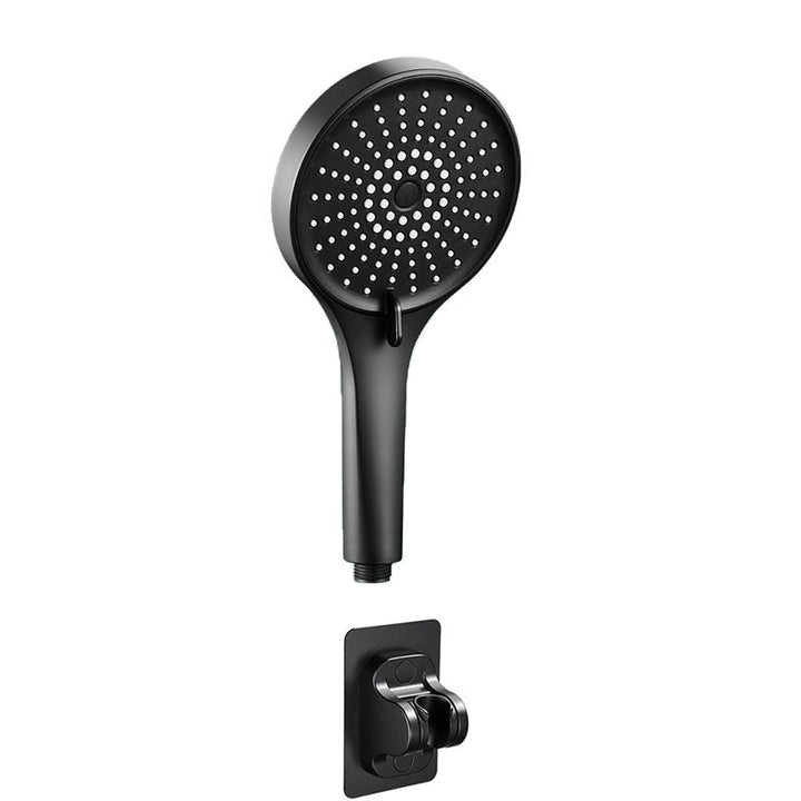 BowLift | Plastic Handheld Shower Head Round Handheld Showerhead with Self-Cleaning