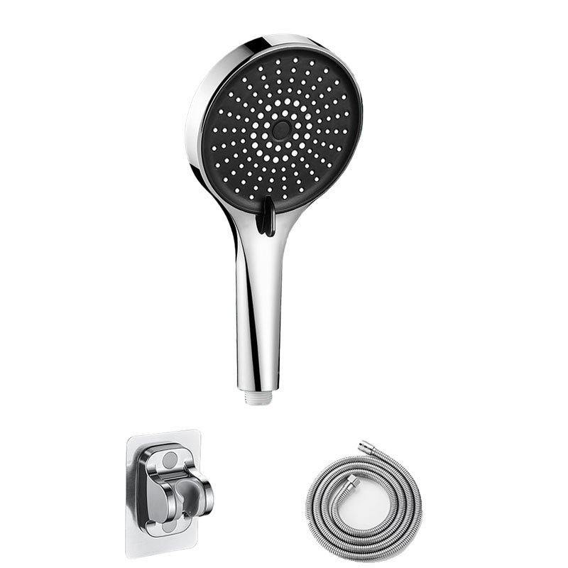 BowLift | Plastic Handheld Shower Head Round Handheld Showerhead with Self-Cleaning