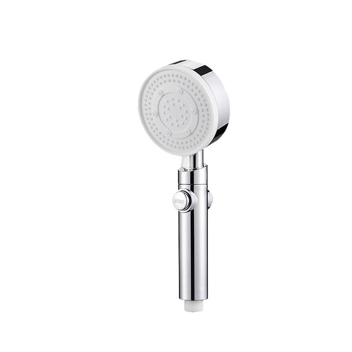 BowLift | Contemporary Hand Shower Plastic Round Hand Shower with Self-Cleaning