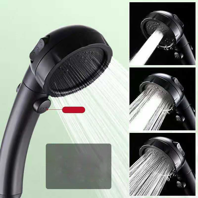 BowLift | Contemporary Shower Combination Hand Shower Plastic Wall Mount Round Shower Head Combination