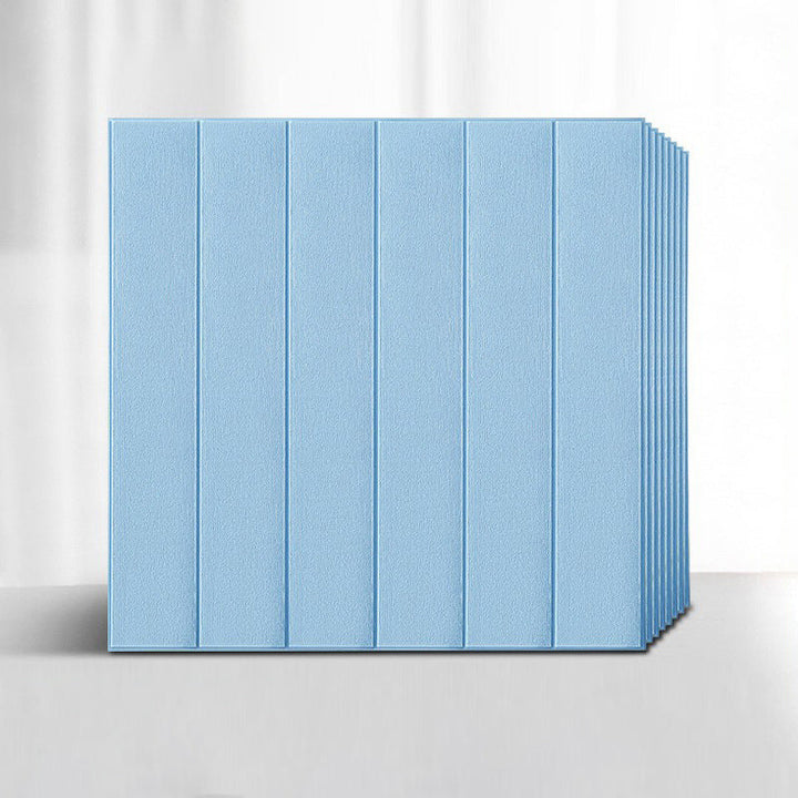 BowLift | Solid color 3D embossed wall panel waterproof foam interior wall tile