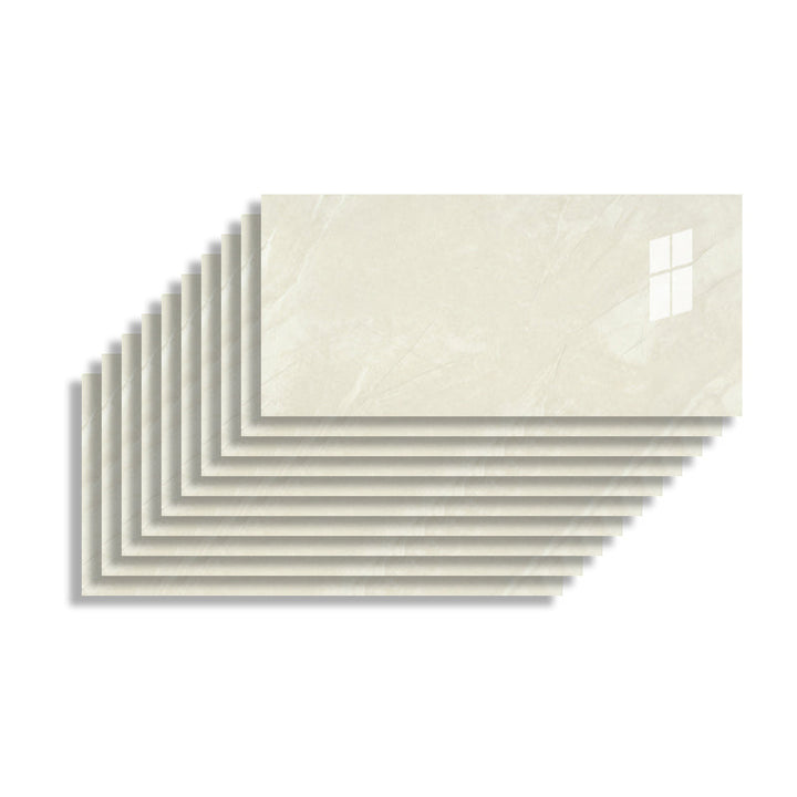 BowLift | 10-pack 12" X 23" PVC rectangular peel & stick field tile kitchen and bathroom back paneling