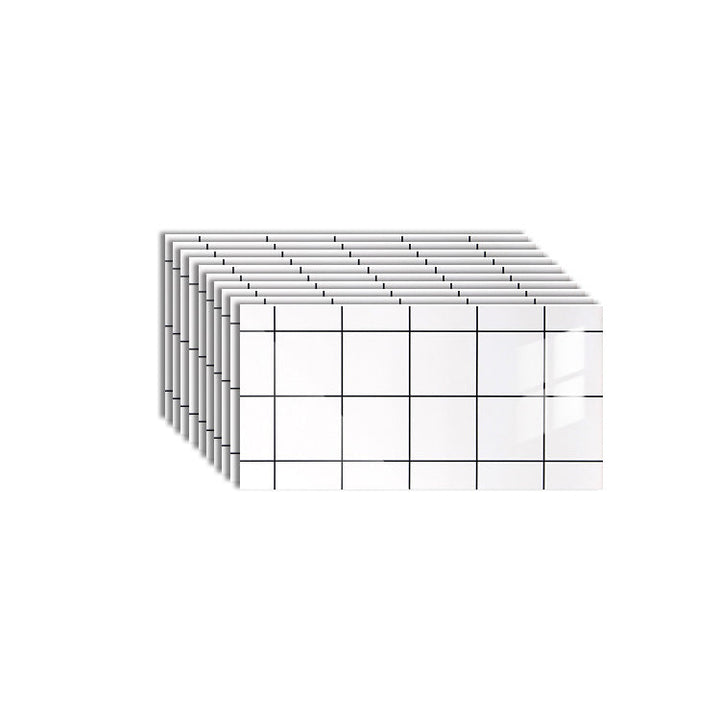 BowLift | 10-Pack PVC Rectangular Peel and Stick Tiles Kitchen and Bathroom Backsplash