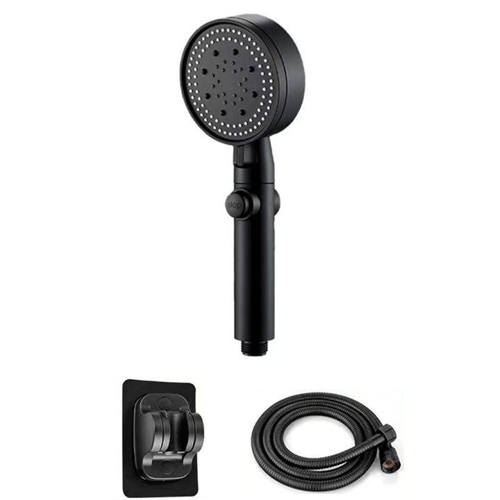 BowLift | Contemporary Shower Head Handheld Shower Wall Mounted Round Plastic Shower Head Combo