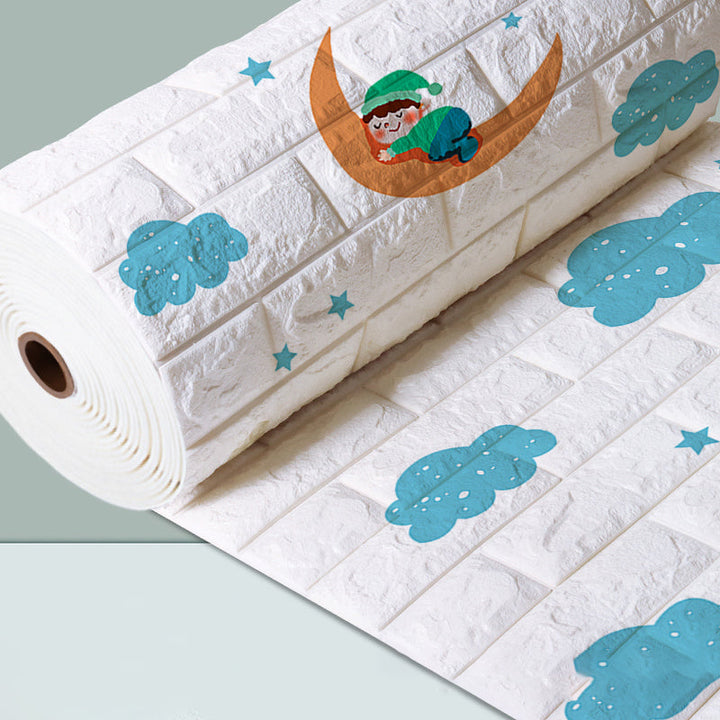 BowLift | Modern Cartoon Wall Covering Peel and Stick Wall Ceiling for Bedroom