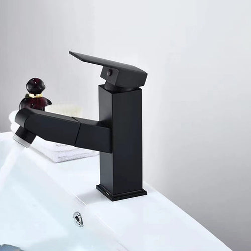 BowLift | Lever handle faucet Contemporary pull-out faucet for the bathroom