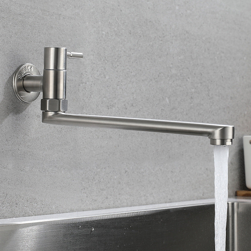 BowLift | Kitchen faucet pot filling valve single handle swivel stainless steel kitchen faucet