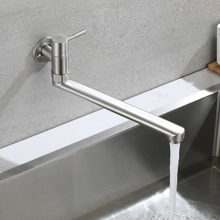 BowLift | Kitchen faucet pot filling valve single handle swivel stainless steel kitchen faucet