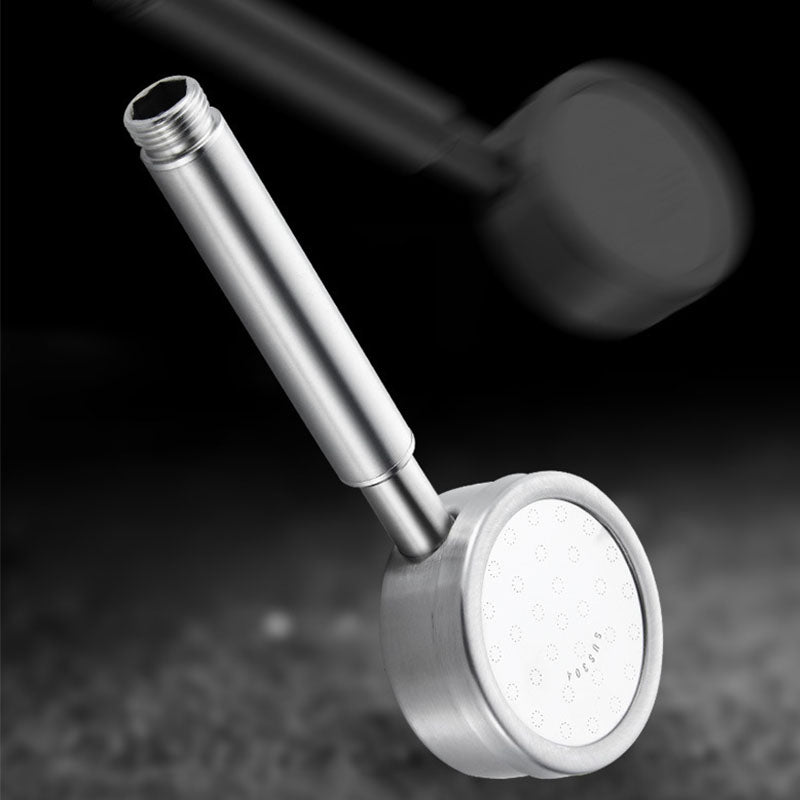 BowLift | Classic Shower Head Round Metal Handheld Shower Head in Silver