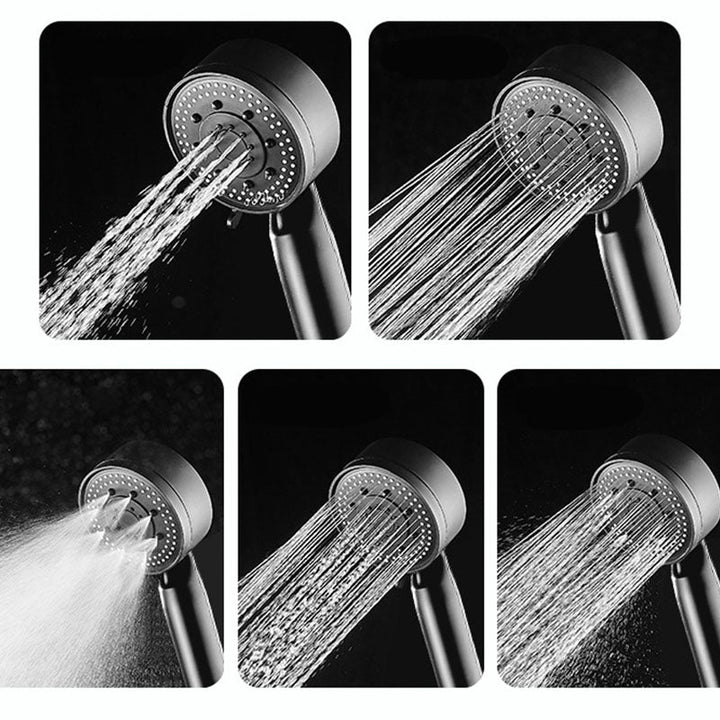 BowLift | Standard Plastic Shower Head Self-Cleaning Round Handheld Shower Heads