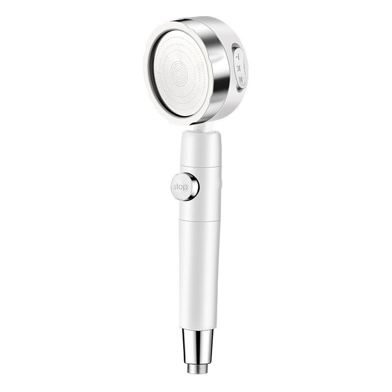 BowLift | Adjustable Water Flow Showerhead Solid Color 3 Settings Round Handheld Shower