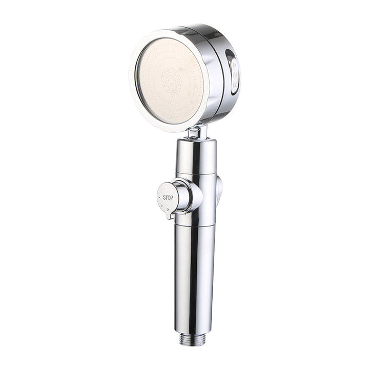 BowLift | Adjustable Water Flow Showerhead Solid Color 3 Settings Round Handheld Shower