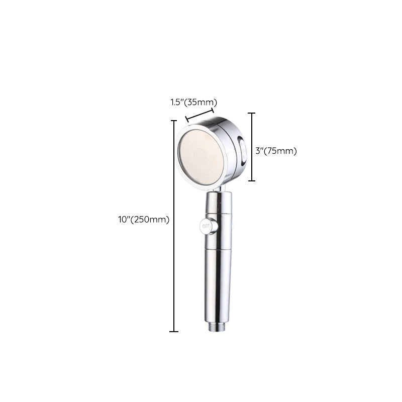 BowLift | Adjustable Water Flow Showerhead Solid Color 3 Settings Round Handheld Shower
