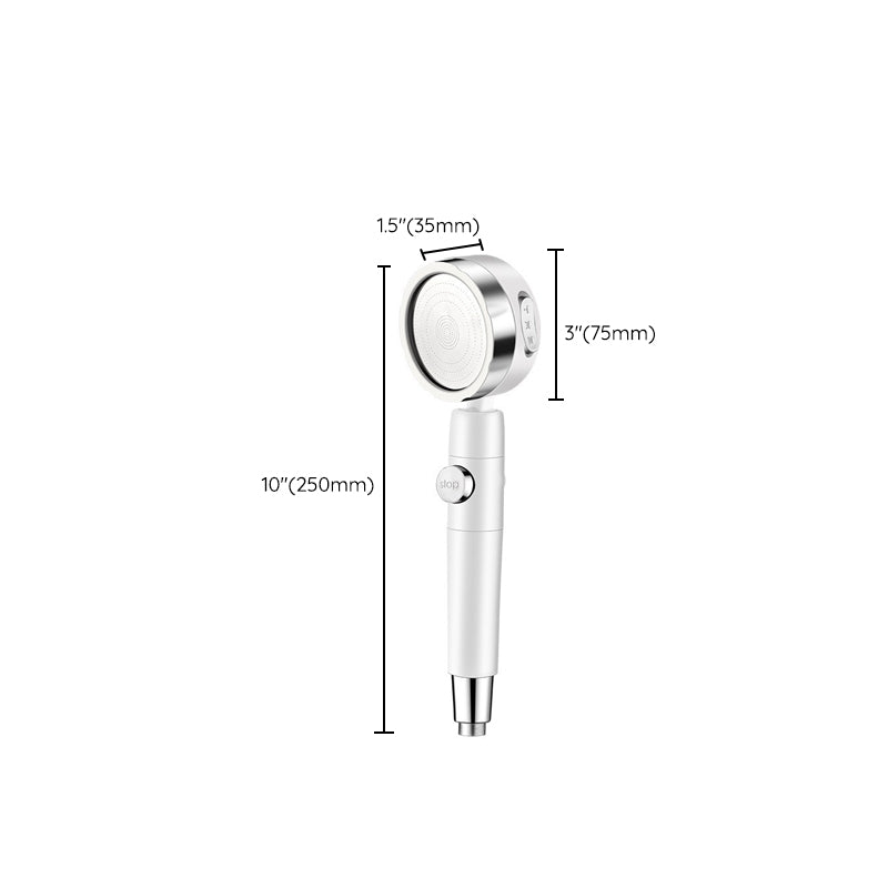 BowLift | Adjustable Water Flow Showerhead Solid Color 3 Settings Round Handheld Shower