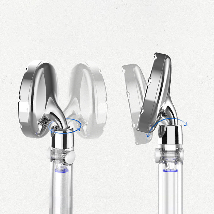 BowLift | Silver Hand Shower Standard Round Showerhead Combo