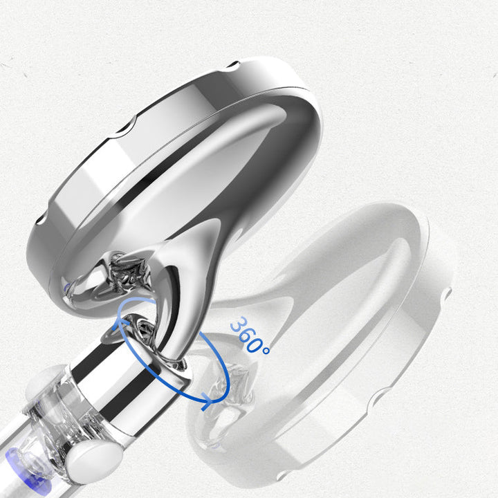 BowLift | Silver Hand Shower Standard Round Showerhead Combo