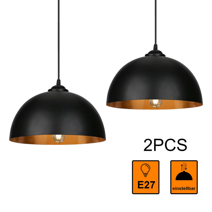 Retro Metal Lampshade 2 Pieces | Bowlift