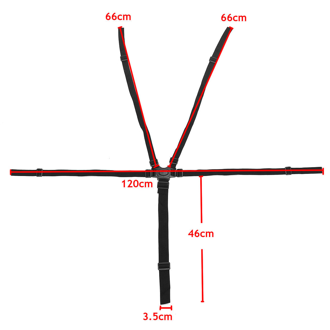 BowLift | SafeStrap 5-Point Safety Belt with Harness – Comfortable and Safe Solution for Strollers, Buggies and Car Seats