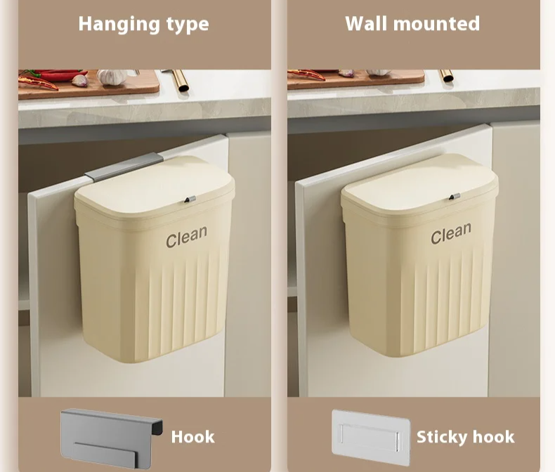 FlexiBin Kitchen Wall Bin – 8.5L / 12L with Lid Bowlift