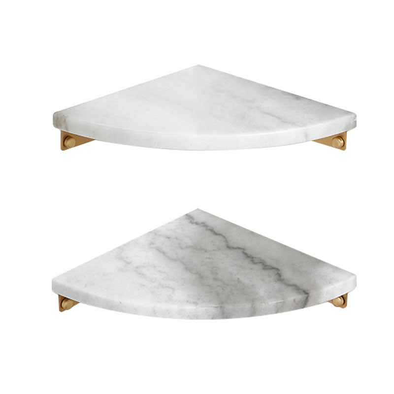 BowLift | marble bathroom shelf brass bathroom accessory