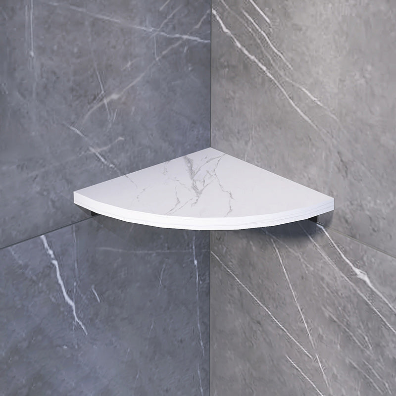 BowLift | 3-piece modern bathroom accessory set marble and metal bathroom shelf