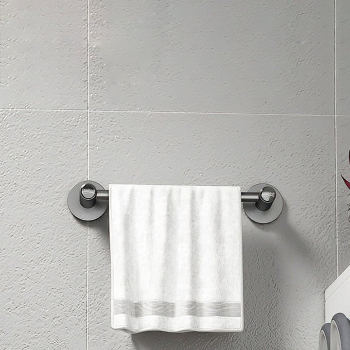 BowLift | 2-piece modern bathroom accessory set metal slipper rack/towel bar