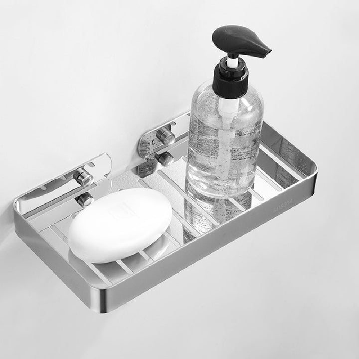 BowLift | Silver Bathroom Accessories Hardware Set Modern Bathroom Accessories Kit