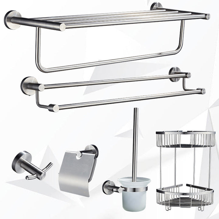 BowLift | Chrome Traditional Bathroom Accessories Set Stainless Steel Bathroom Set