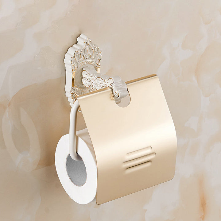 BowLift | Traditional Bath Accessories Set White Bathroom Accessories Hardware Set