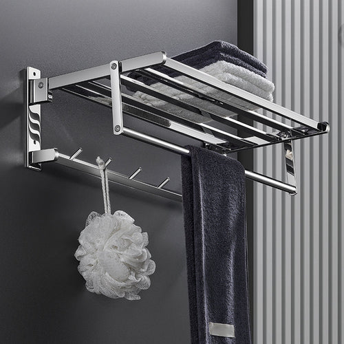 BowLift | Modern Bathroom Hardware Set Silver Bathroom Accessories Hardware Set