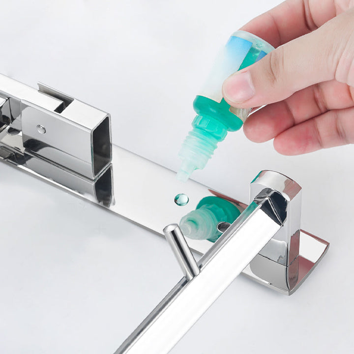 BowLift | Modern Bathroom Hardware Set Silver Bathroom Accessories Hardware Set