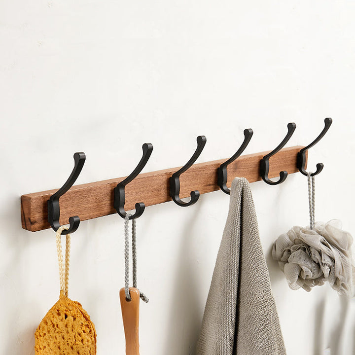 BowLift | Solid Wood Bathroom Accessories Set Foldable Metal Bathroom Accessories