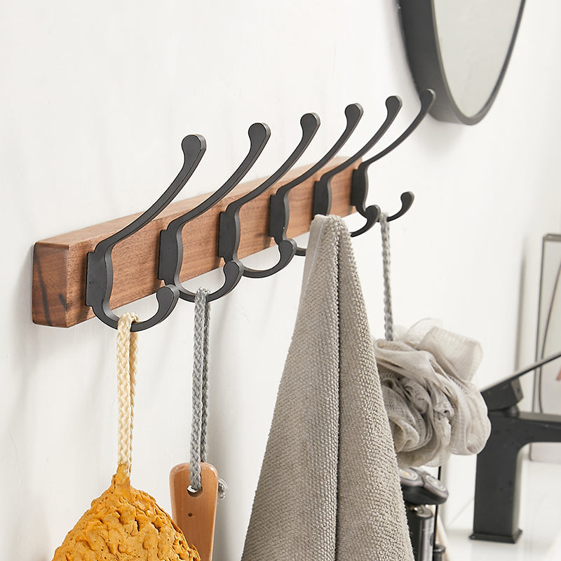 BowLift | Solid Wood Bathroom Accessories Set Foldable Metal Bathroom Accessories
