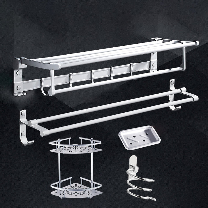 BowLift | Contemporary Bathroom Accessory Hardware Set made of Metal with Soap Dish
