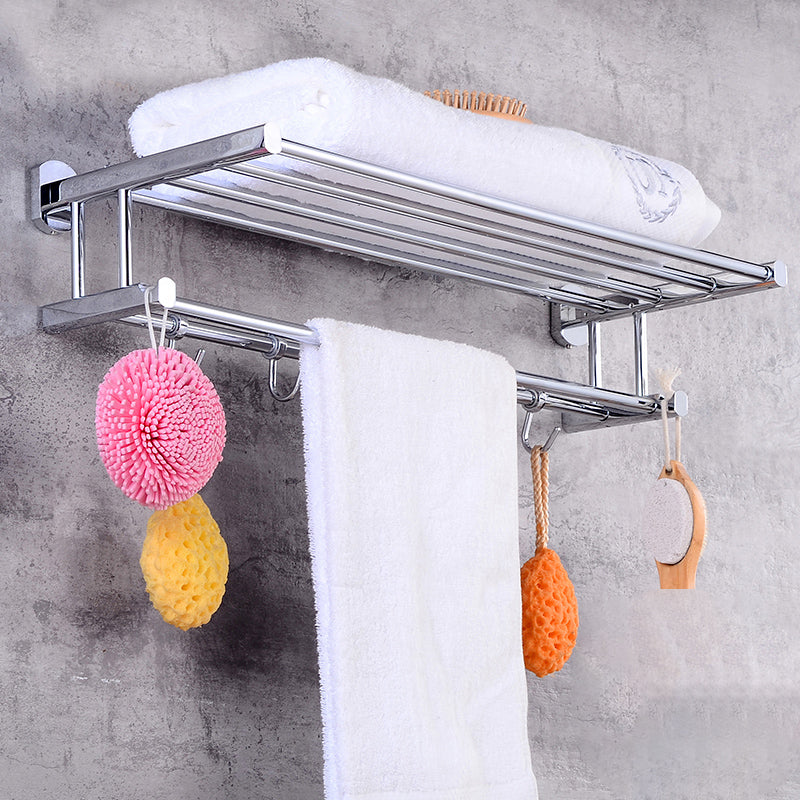 BowLift | Contemporary Bathroom Accessories Hardware Set in Silver Metal