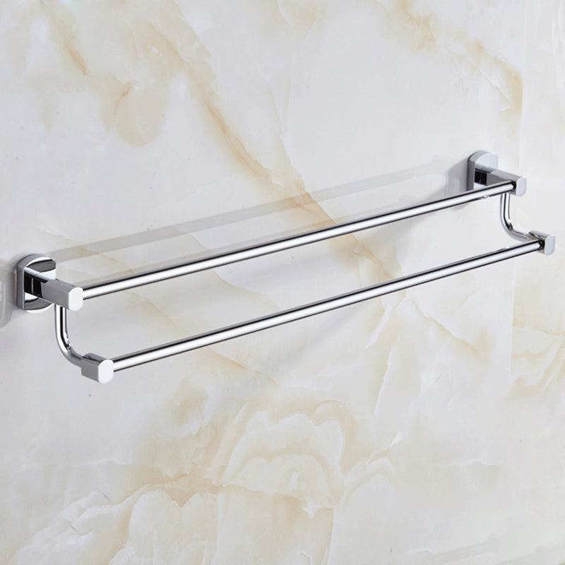 BowLift | Contemporary Bathroom Accessories Hardware Set in Silver Metal