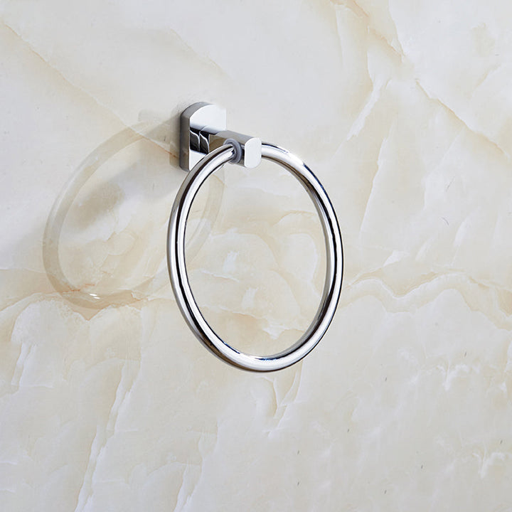 BowLift | Contemporary Bathroom Accessories Hardware Set made of silver metal