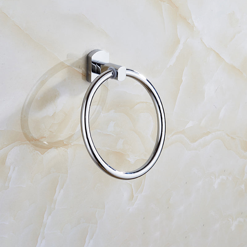 BowLift | Contemporary Bathroom Accessories Hardware Set in Silver Metal