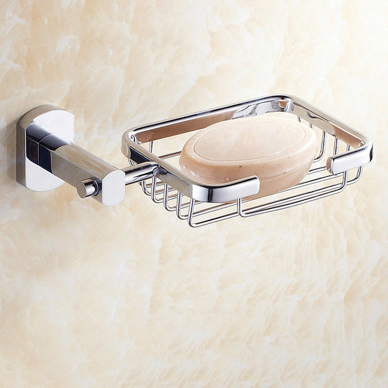 BowLift | Contemporary Bathroom Accessories Hardware Set made of silver metal