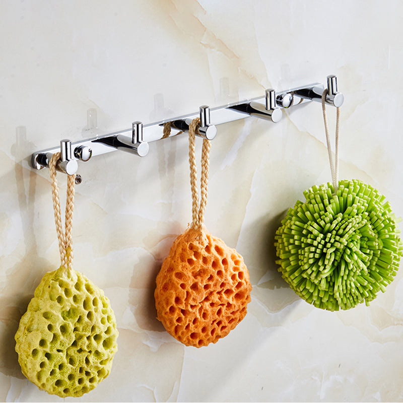 BowLift | Contemporary Bathroom Accessories Hardware Set made of silver metal