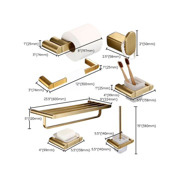 BowLift | Traditional Style Brass Bathroom Accessories as Single Piece or in Set made of Metal