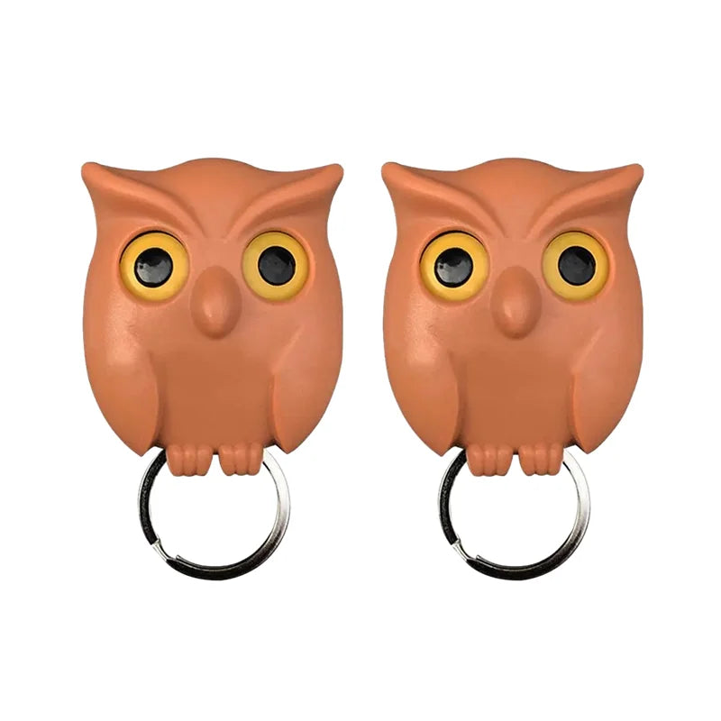 🦉The Key Guard is a Reliable Owl - Cute Night Owl Key Holder with Auto Open Close Eyes | Bowlift