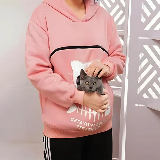 BowLift | Cat Lover Hoodie Cuddle Pouch - Perfect Pet Gift